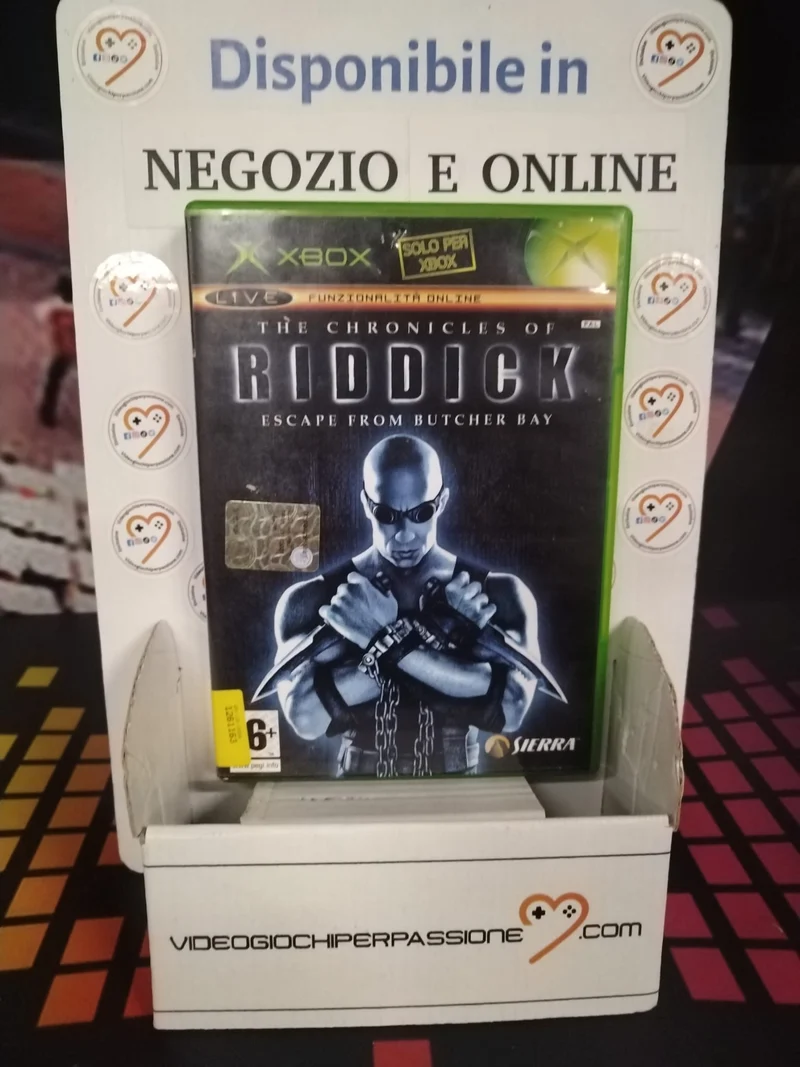The Chronicles Of Riddick Escape From Butcher Bay Xbox (usato)(ver. italiana)