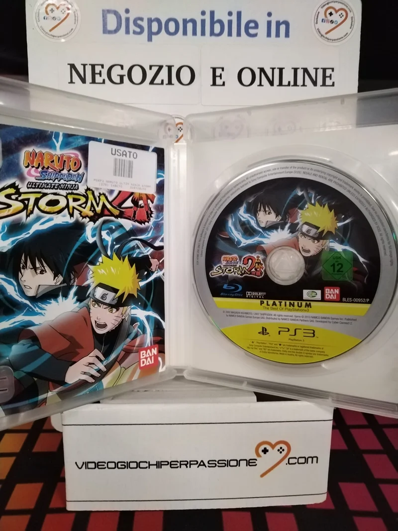 Naruto Ultimate Ninja Storm 2 PS3 (usato )(versione europea)