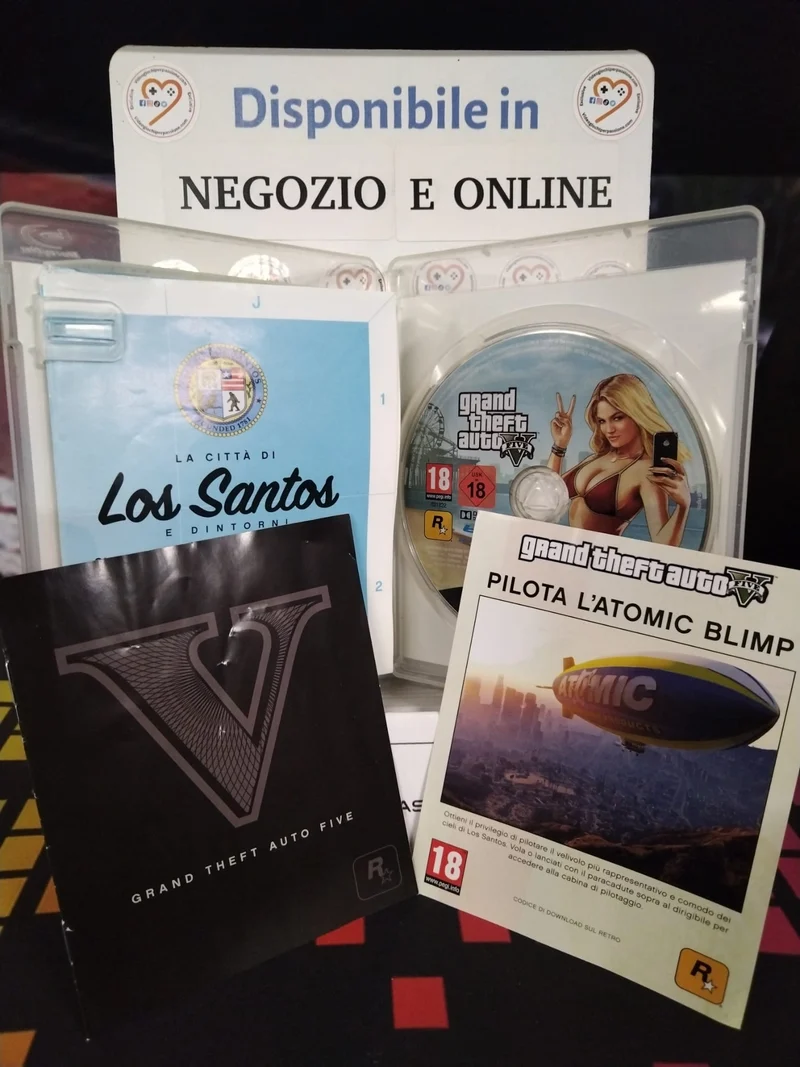 Grand Theft Auto V (GTA 5) PS3 (usato garantito)(versione italiana)
