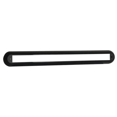 Staffa di montaggio su superficie singola nera 380 mm / Lampade automatiche a LED
