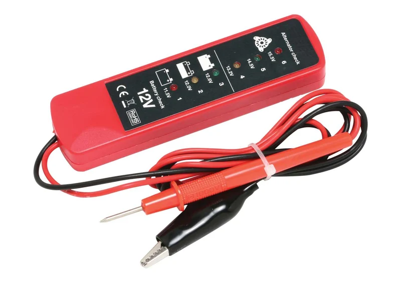 Tester batteria e alternatore solo 12v