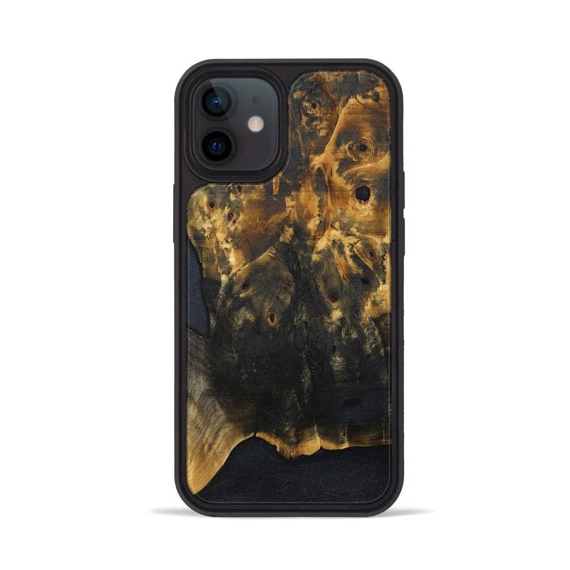 iPhone 12 Wood Phone Case - Tamya (Wood Burl, 830203)
