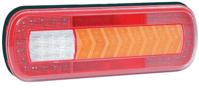 Fanale LED per rimorchio con indicatore dinamico, stop, coda, fendinebbia e retromarcia