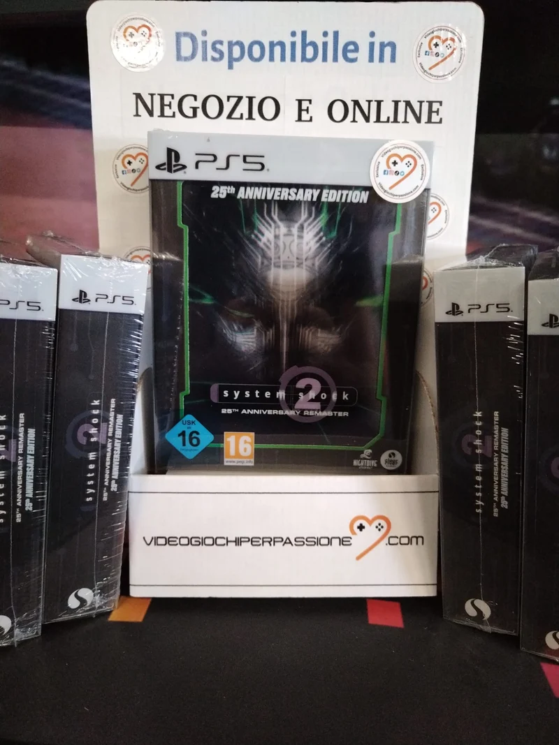System Shock 2: 25th Anniversary Remaster Deluxe Edition Playstation 5 Edizione Europea