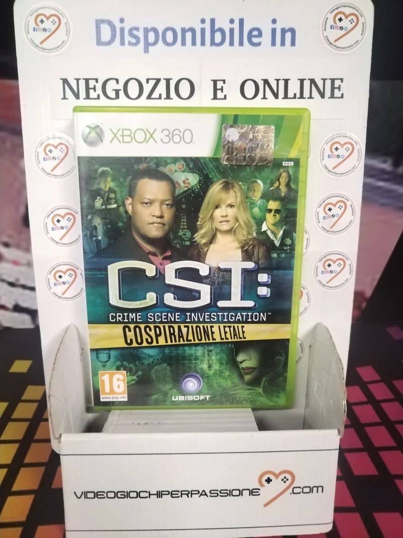 CSI : Crime Scene Investigation Cospirazione Letale XBOX 360 (usato)(ver: italiana)