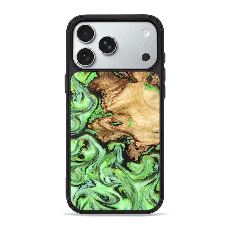 iPhone 18 Pro Max Wood Phone Case - Zona (Neon, 830187)