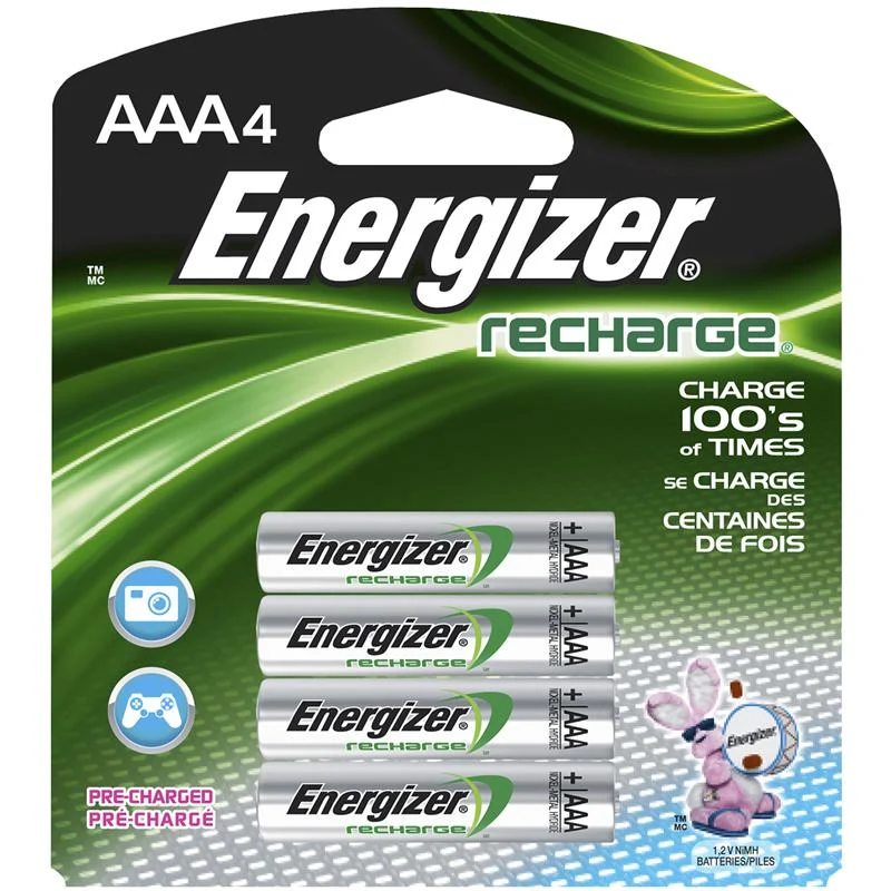 Batterie ricaricabili AAA Confezione da 4