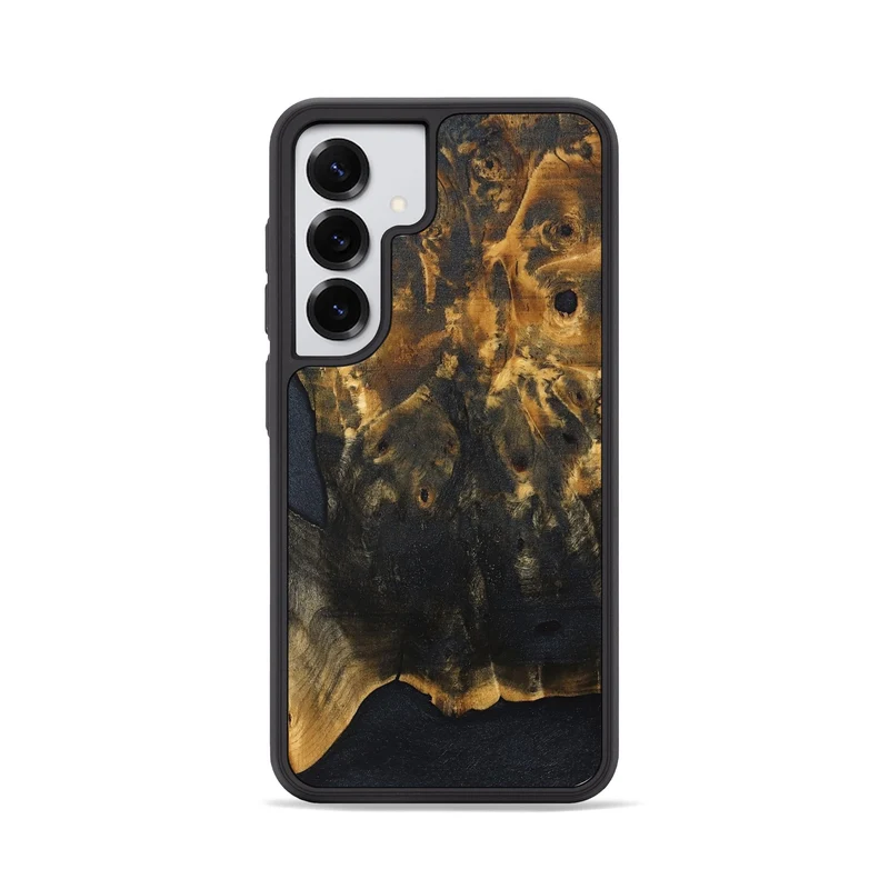 Galaxy S25 Wood Phone Case - Tamya (Wood Burl, 830203)