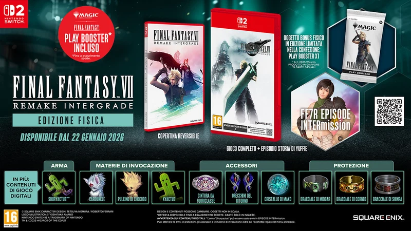 Final Fantasy VII Remake Intergrade Nintendo Switch 2