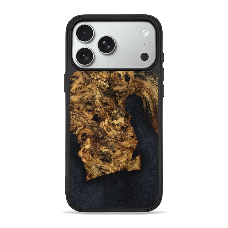 iPhone 18 Pro Max Wood Phone Case - Clint (Wood Burl, 830199)