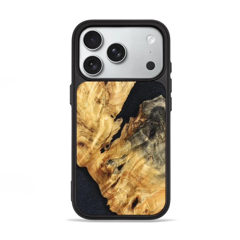 iPhone 18 Pro Wood Phone Case - Arlette (Wood Burl, 830201)