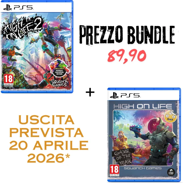 High on Life Bundle 1 + 2 Playstation 5 Edizione Europea