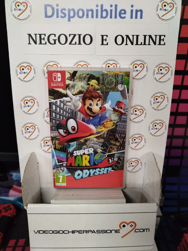 Super Mario Odyssey Nintendo switch (usato garantito)(versione italiana)