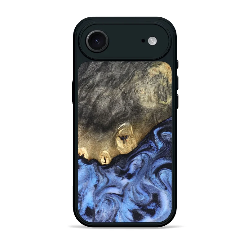 iPhone 17 Air Wood Phone Case - Mame (Blue, 830172)