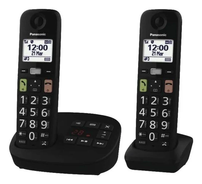 Panasonic KX-TGU132EXB telefono Telefono analogico/DECT Nero