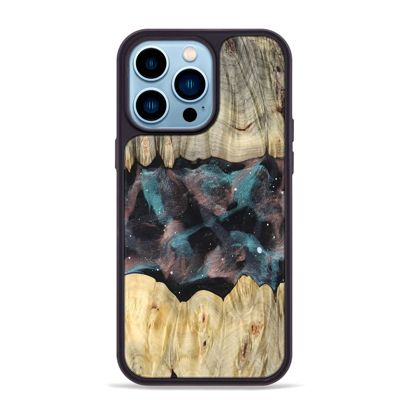 iPhone 14 Pro Max Wood Phone Case - Brodie (Cosmos, 830055)