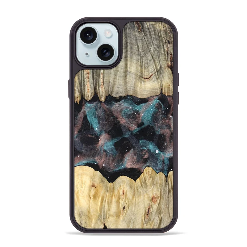 iPhone 15 Plus Wood Phone Case - Brodie (Cosmos, 830055)