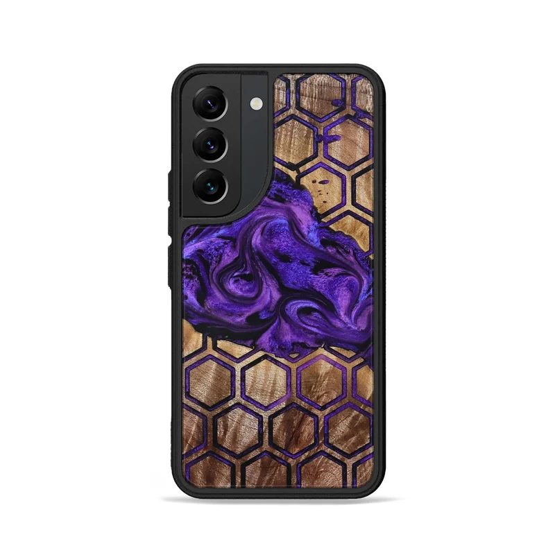 Galaxy S22 Wood Phone Case - Juana (Pattern, 830107)