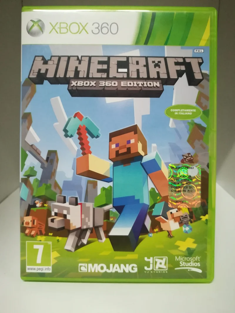 MINECRAFT XBOX 360 EDITION (usato garantito)(completamente in italiano)
