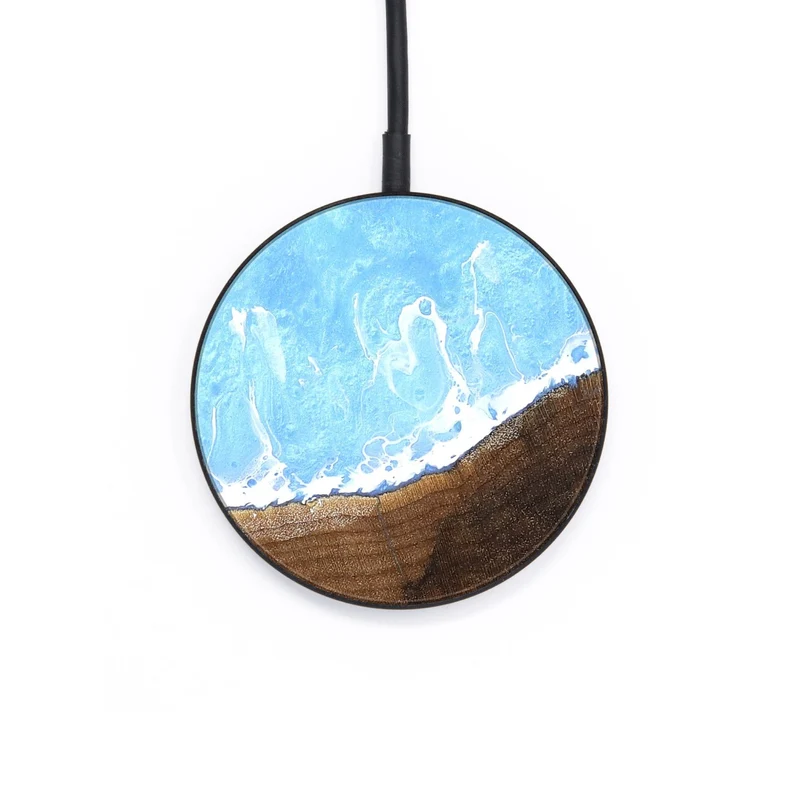 Circle Wood Wireless Charger - Jeramie (Coastal, 830068)