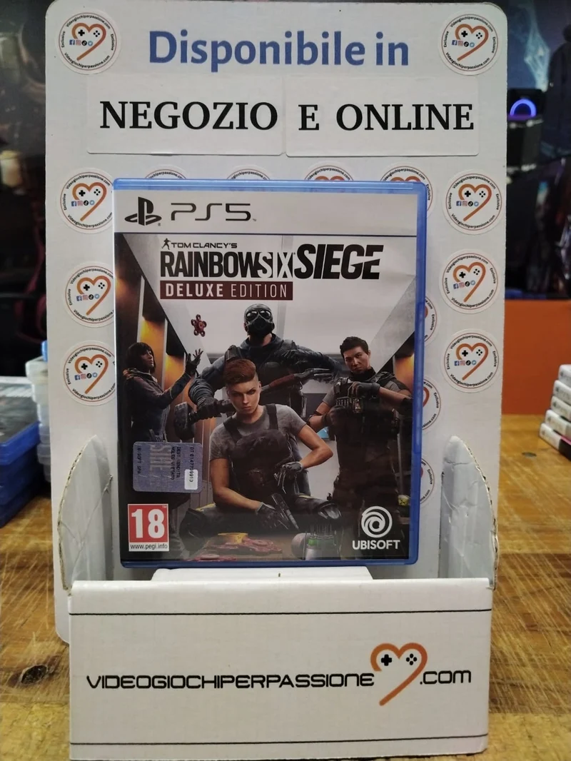 Rainbow Six Siege Deluxe Edition Playstation 5 (usato garantito)(versione italina)