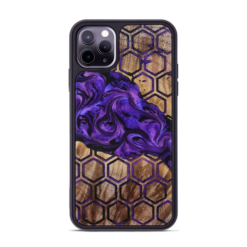 iPhone 11 Pro Max Wood Phone Case - Juana (Pattern, 830107)