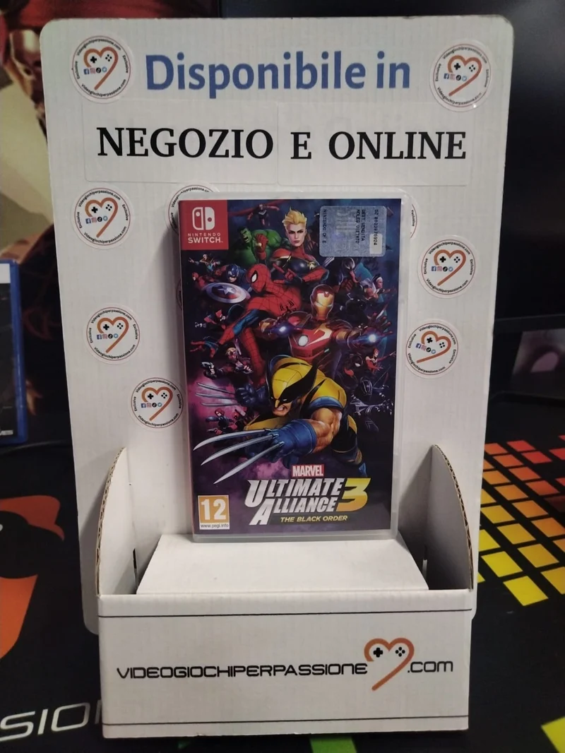 Marvel Ultimate Alliance 3 The Black Order Nintendo Switch (versione ita.)(usato garantito)