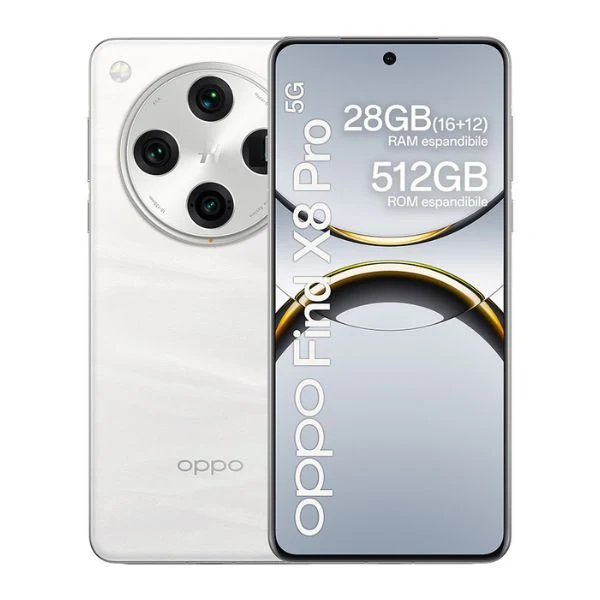 OPPO Find X8 Pro 16GB + 512GB 4K 6,78" 8 core Versione Italia