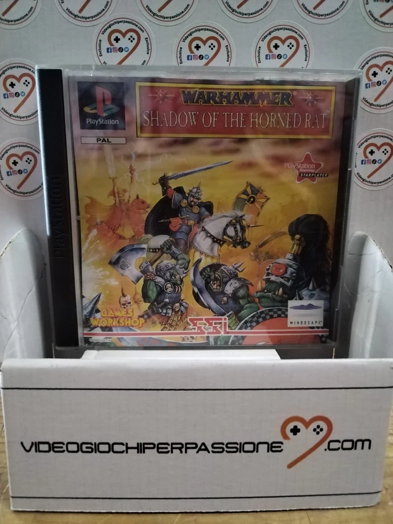 Warhammer Shadow of the Horned Rat PS1 (usato)(versione inglese)(manca il manuale)