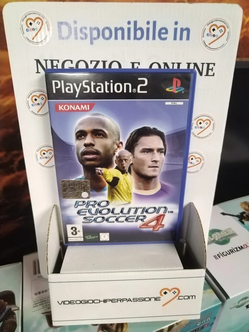 Pro Evolution Soccer 4 PS2 (usato garantito)(versione italiana)(manca il manuale)