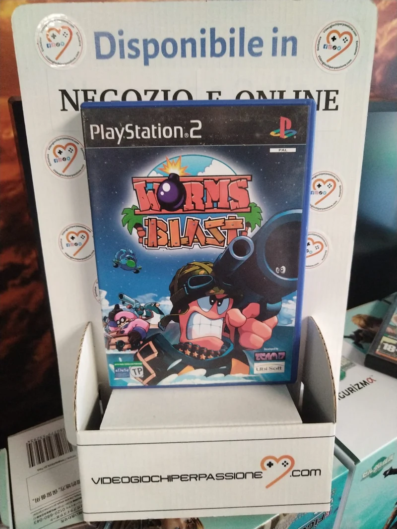 Worms Blast PS2 (usato garantito)(ver. italiana-spagnola) (senza il manuali)