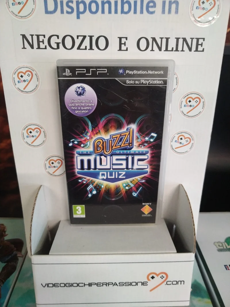 Buzz! The Ultimate Music Quiz PSP (usato garantito)(versione italiana)