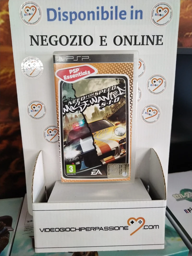 Ned For Speed Most Wanted 5-1-0 PSP Essentials (usato garantito)(versione italiano)