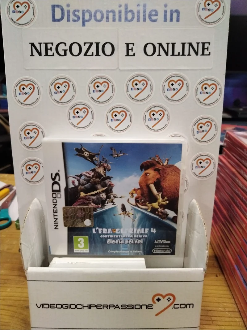 L'era Glaciale 4 continenti alla deriva NINTENDO DS (usato garantito)(versione italiana)
