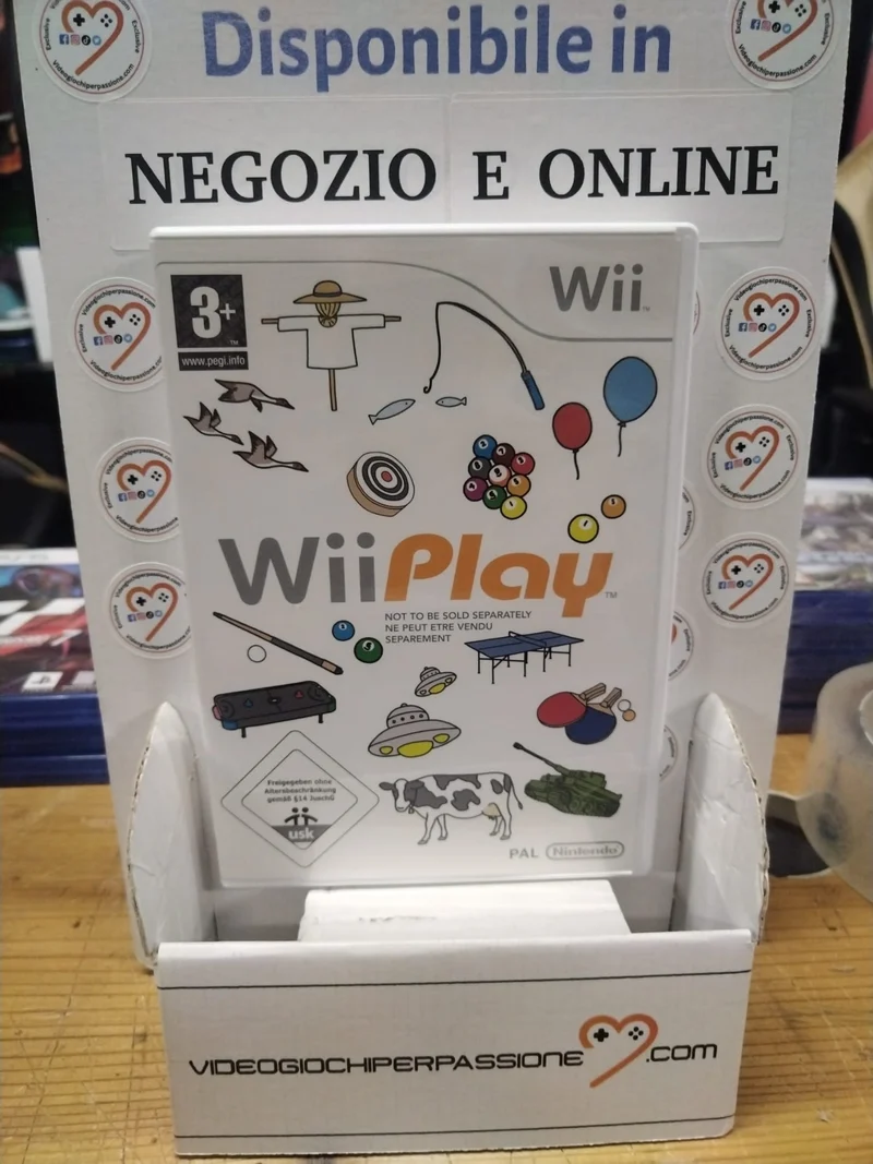 WII PLAY NINTENDO WII (usato garantiti)(versione europea)