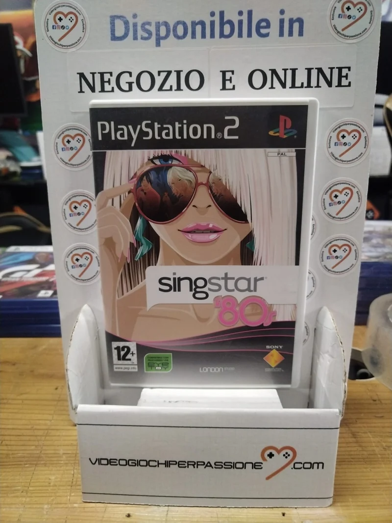 SingStar 80s PS2 (usato garantito)(versione italiana)