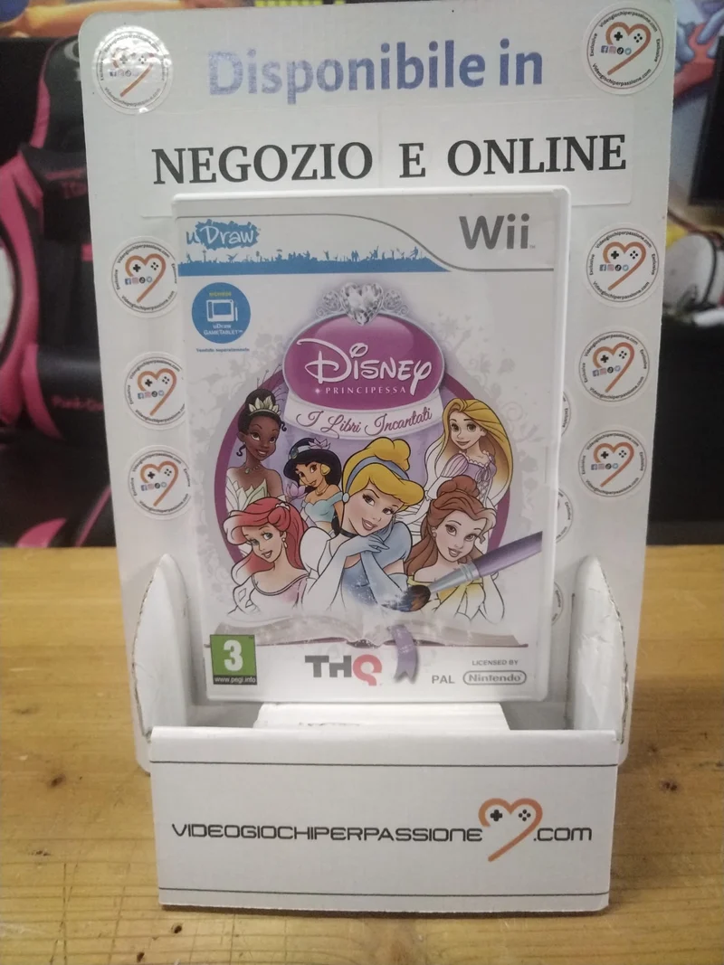 Disney Principessa - Libri Incantati - uDraw - Nintendo WII (usato garantito)(versione ita.)