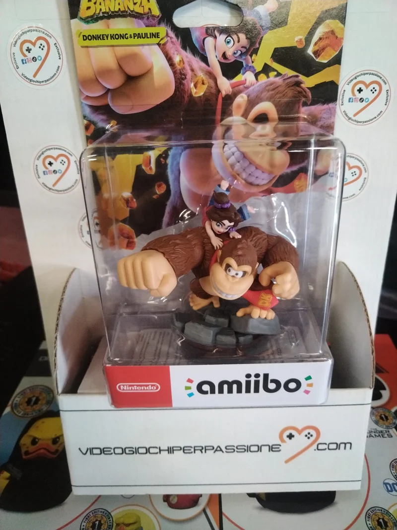 Amiibo Donkey Kong Bananza Donkey Kong and Pauline -