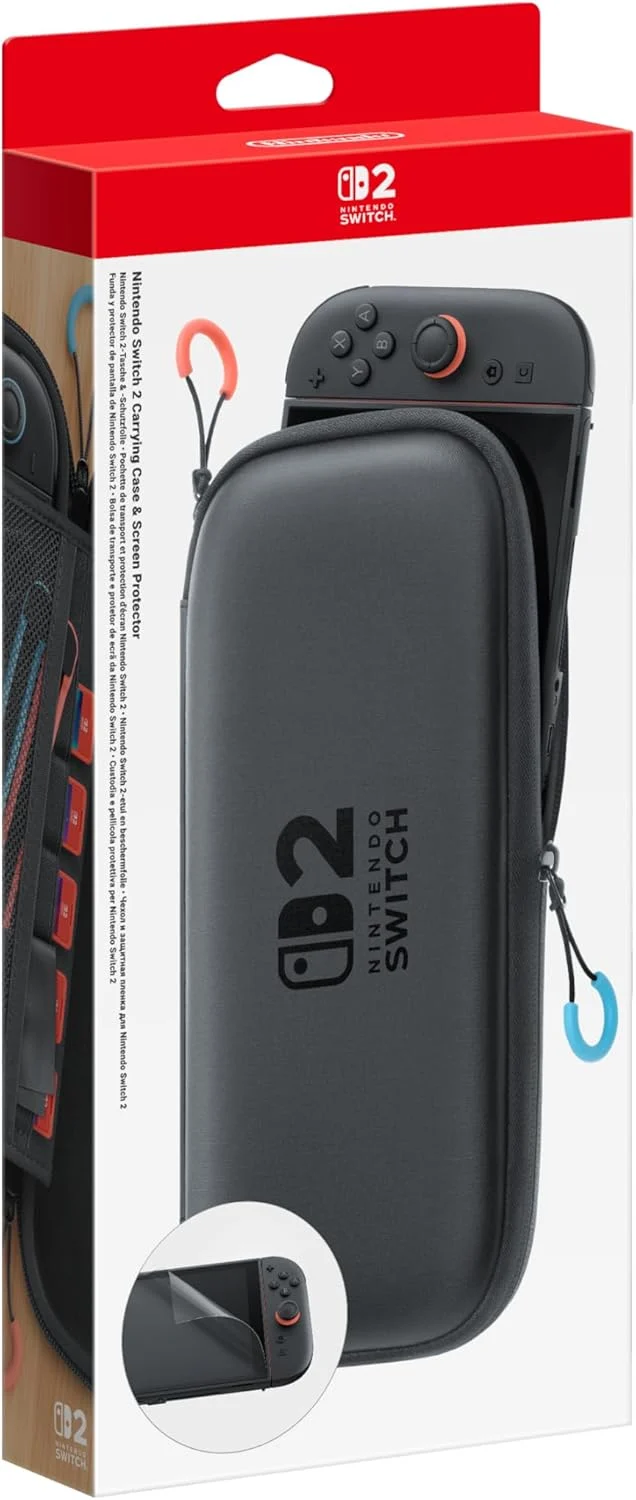 Custodia e Pellicola protettiva ufficiale per Nintendo Switch 2