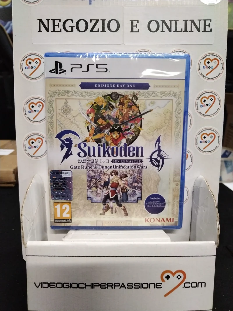 Suikoden 1&2 HD Remaster Day One Edition Fisico PlayStation 5 edizione italiana