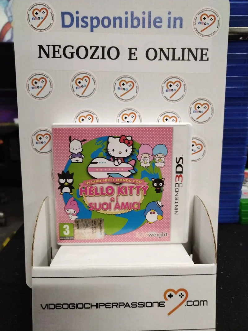 In giro per il mondo con Hello kitty e i suoi Amici - Nintendo 3DS(usato garantito)(ver. italiana)