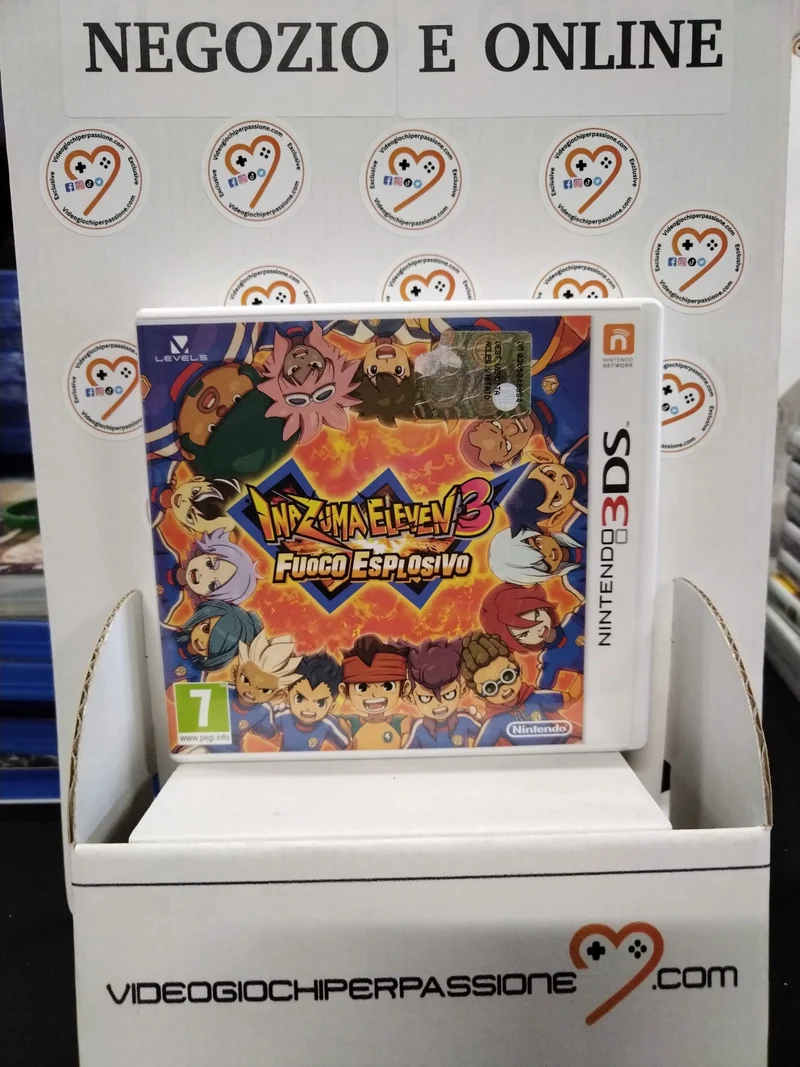 Inazuma eleven 3 fuoco esplosivo nintendo 3DS versione italiana (usato garantito)