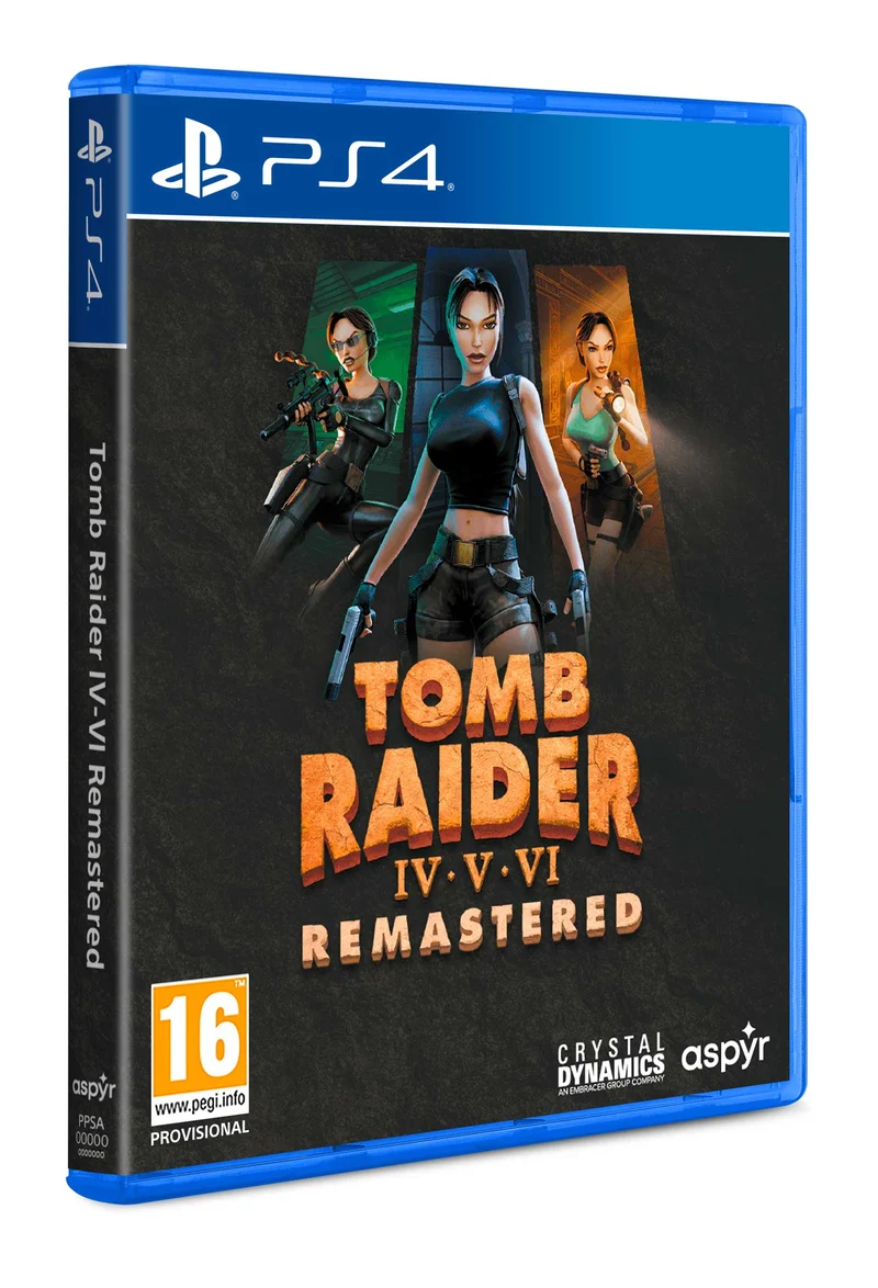 Tomb Raider 4-6 Remastered Starring Lara Croft Playstation 4 Edizione Europea