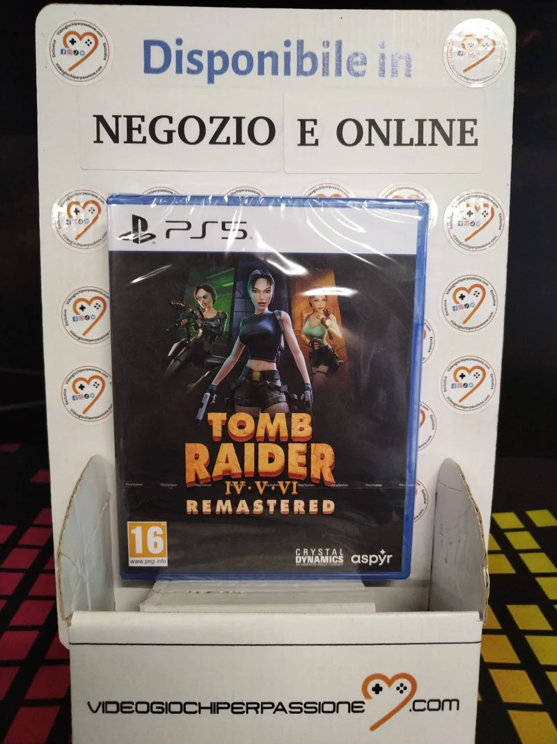 Tomb Raider 4-5-6 Remastered Starring Lara Croft Playstation 5 Edizione ITALIANA