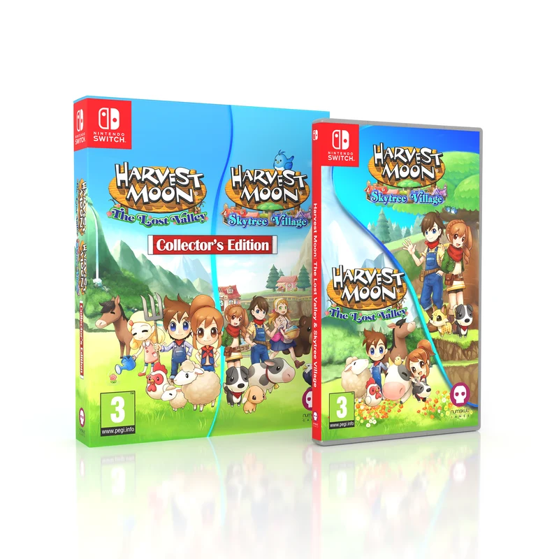 Harvest Moon: The Lost Valley & Skytree Village Double Pack Collector's Edition Nintendo Switch