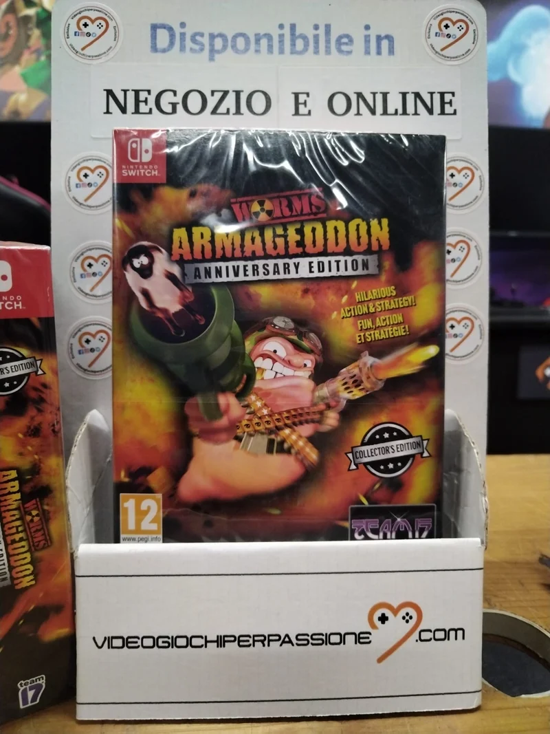 Worms Armageddon Anniversary Collector's Edition Nintendo Switch