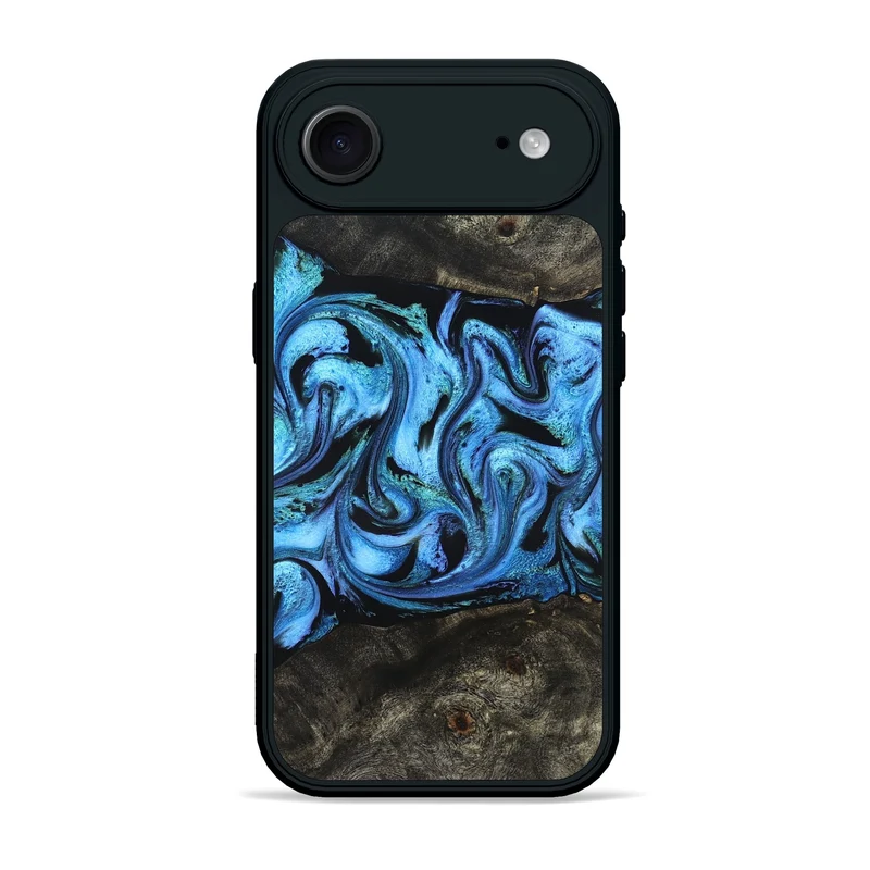 iPhone 17 Air Wood Phone Case - Jami (Blue, 830128)
