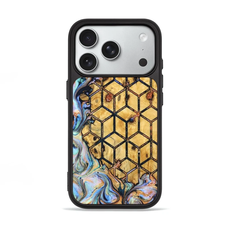 iPhone 18 Pro Wood Phone Case - Jaycee (Pattern, 830116)