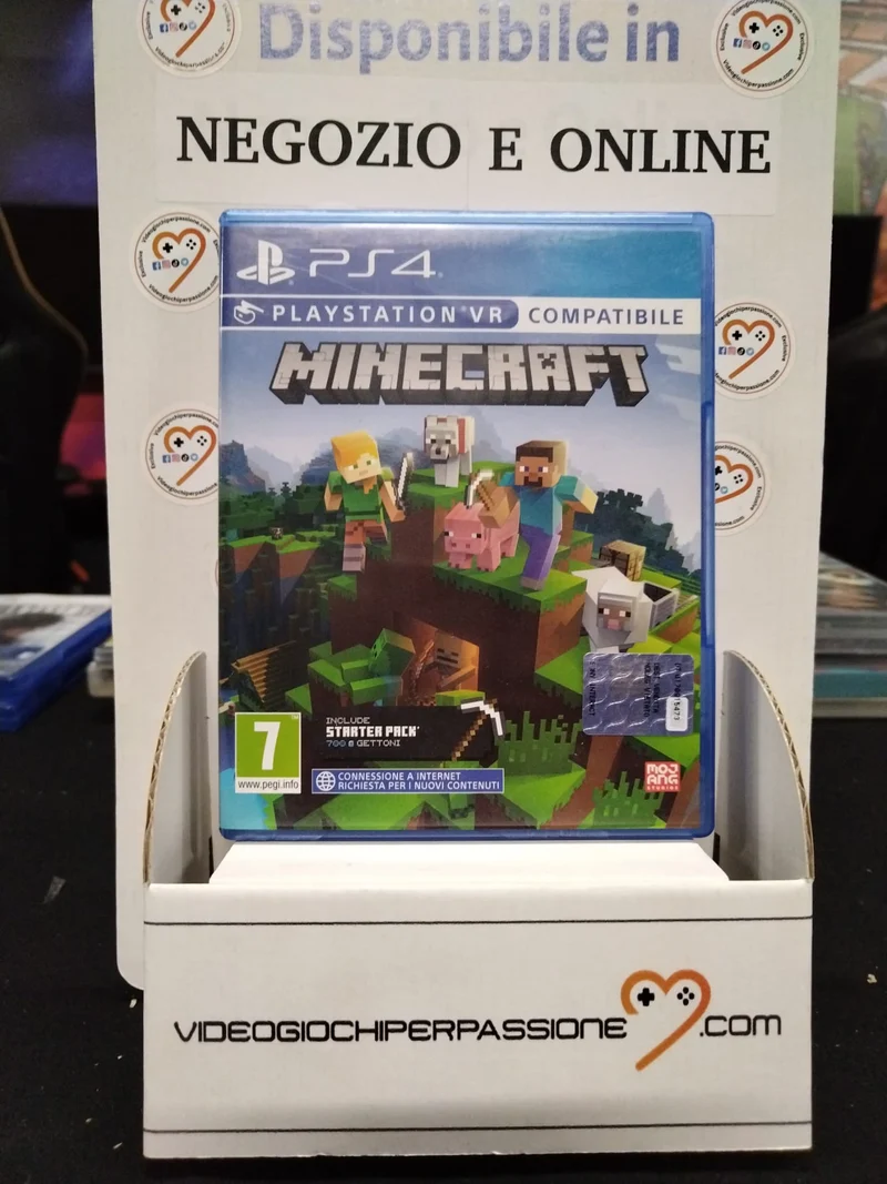 Minecraft: Starter pack PS4 (usato garantito)(ver. italiana)