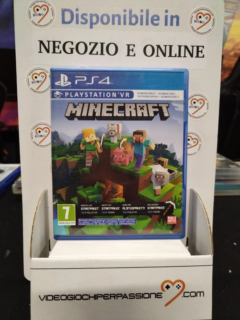 Minecraft: Starter pack PS4 (usato garantito)( ver. europea)